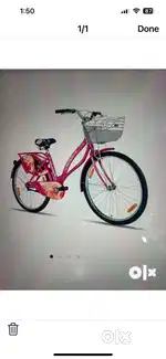 Girls cycle Eliza Miss India