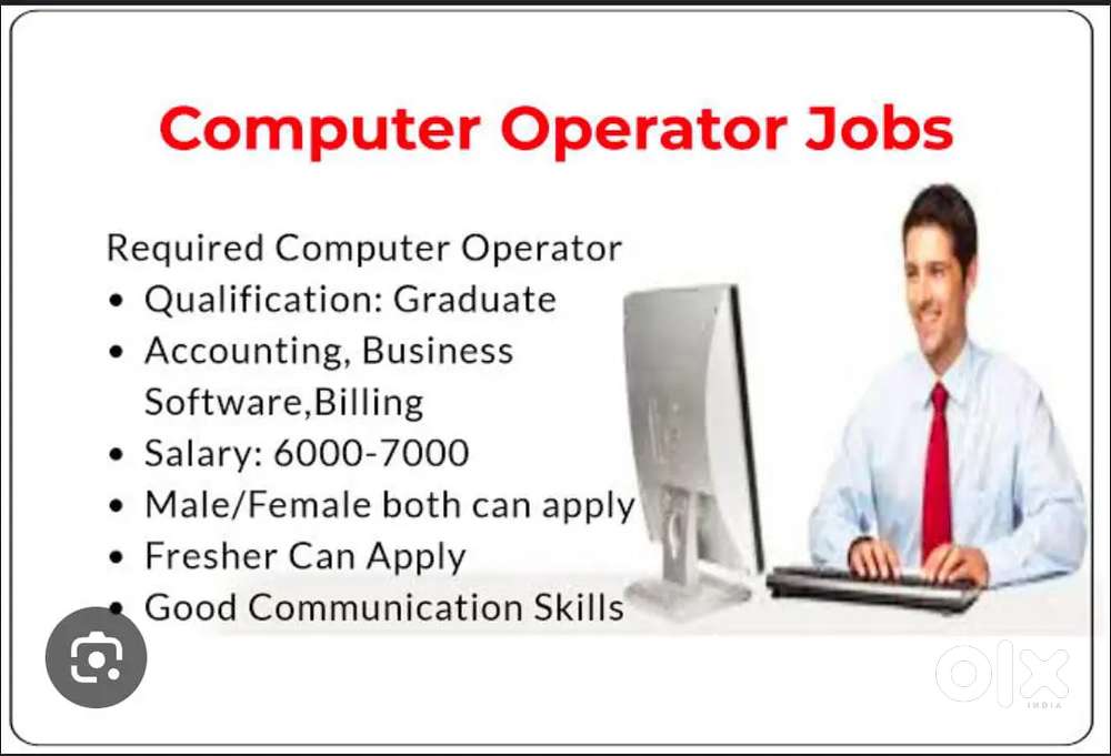 Computer operator jobs accounting business Male Female