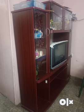 TV Stand with Glass