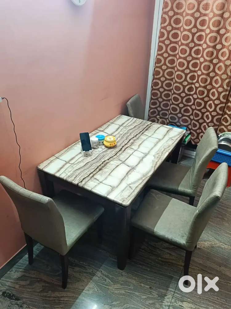 Dining table with chair