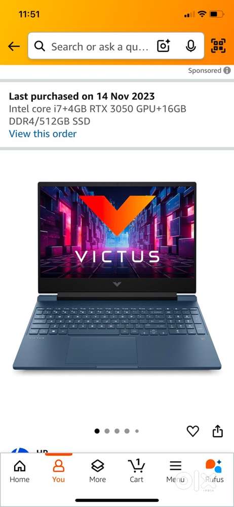 Hp Victus Gaming laptop