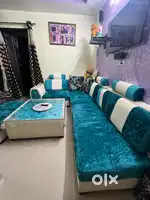 7 seater sofa with center table