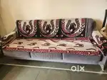 Sofa set 3+2 sitting with full size seats and comfortable recron back