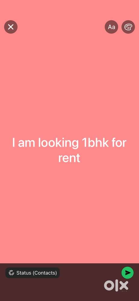Im looking 1bhk rent
