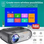 3800 LUMENS YOUTUBE WIFI SMART FULL HD VIDEO PROJECTOR HDMI USB AV AUX