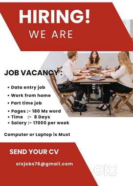 The lovely Job Offer is for All Students and Housewives.