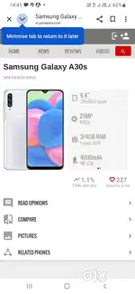Samsung A30s
