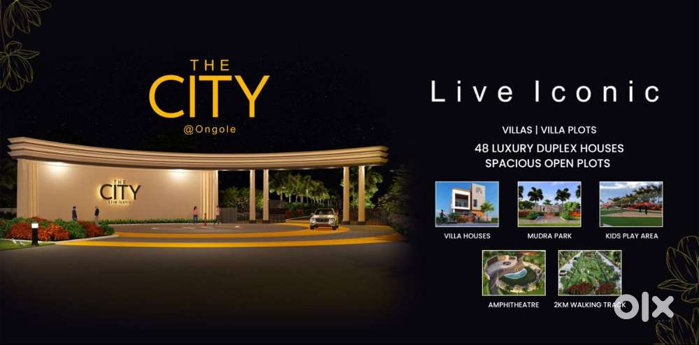 RERA Approved Plots & Villas Sale in Ongole 140 Acres Gated Community
