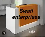 New designer reception table office table cash counter office furnitur