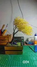 A hand-made tree for home decoration