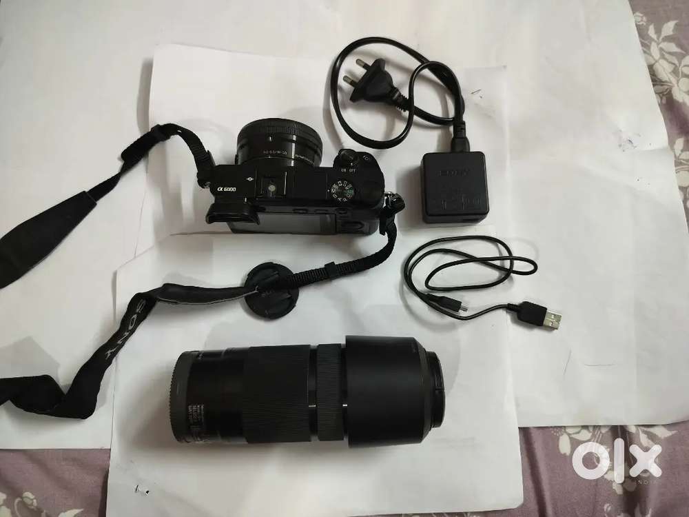 SONY ALPHA 6000 WITH 55-210 LENS - DSLR CAMERA