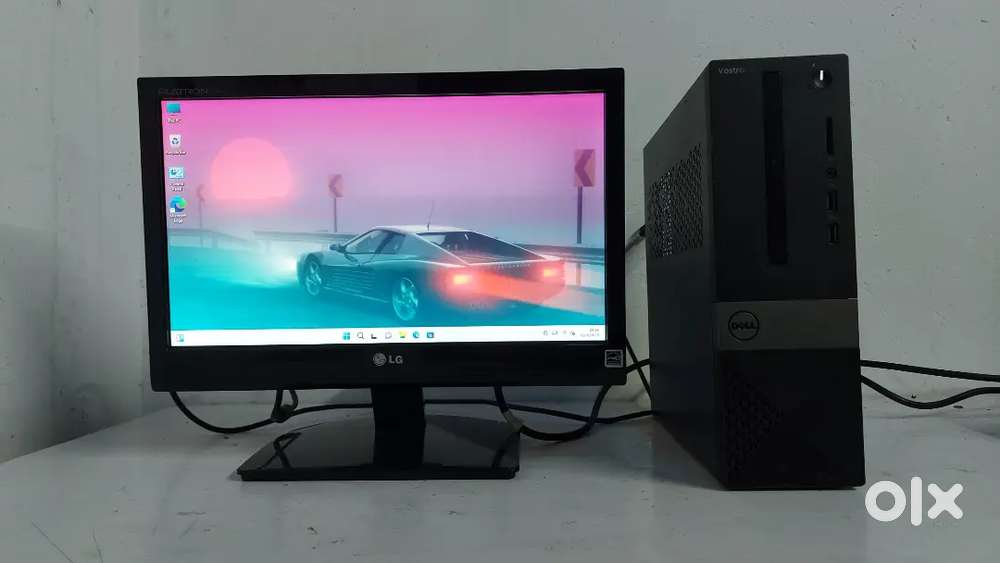 Dell computer, i3 6th gen, 16inch lg monitor