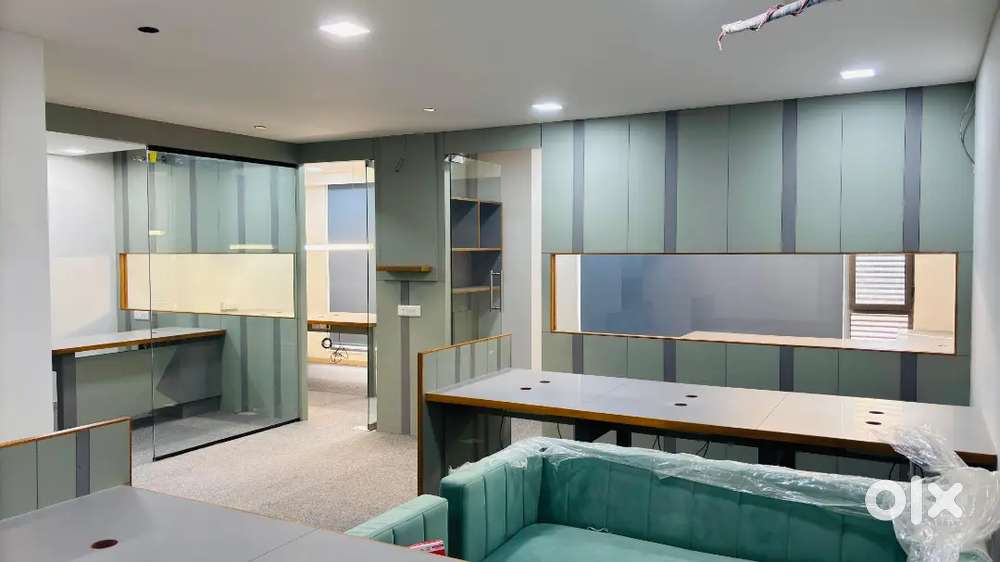 1498 Sq Ft Fully Furnished Office Available For Rent In Ambli Road.