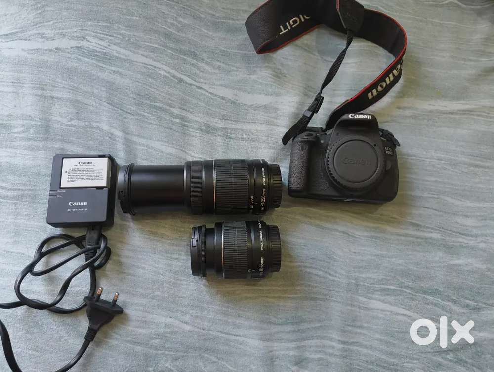 Canon EOS 700-D camera with 2 lens for sale