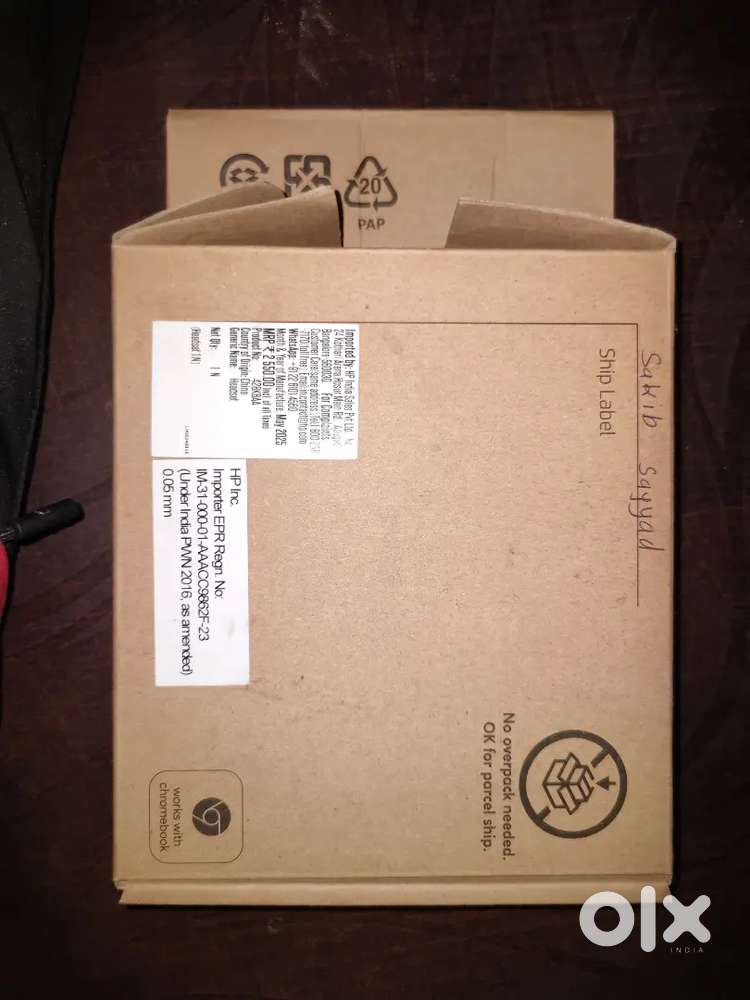 LAPTOP COMPUTER HEADSET HP COMPANY NEW ZERO USER