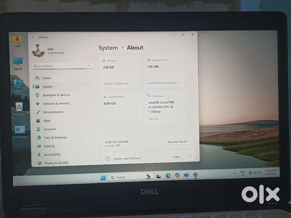 Dell laptop