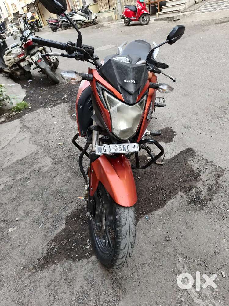 Hornet 160 R double disk brake