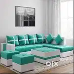 Sunday offer buying new sofa set 8450, L size sofa 13990/- EMI avail