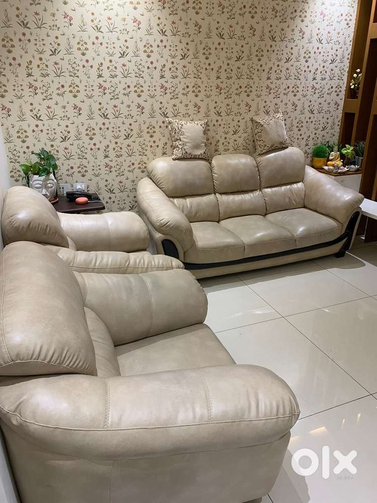 Premium 5 - Seater Leather Sofa with great comfort and cushioning