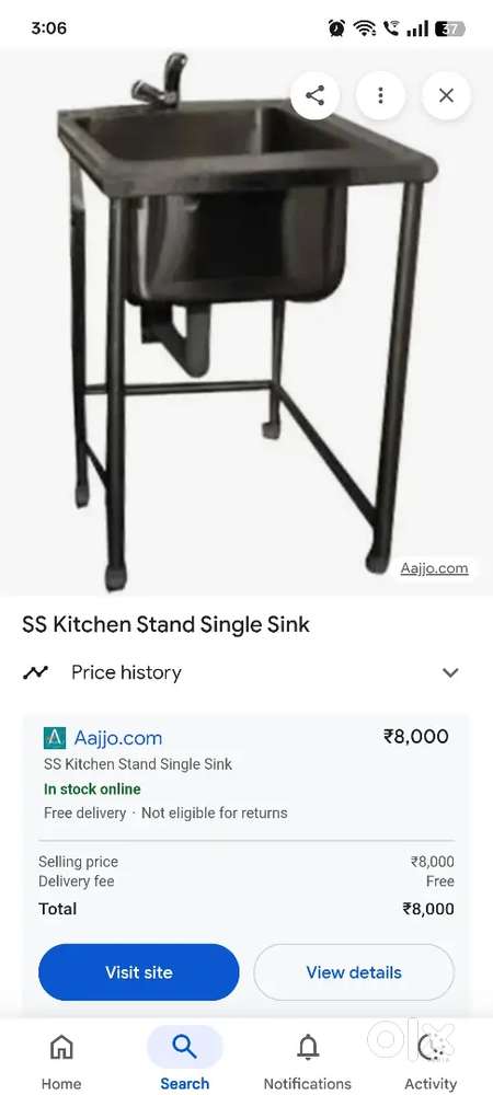 Hand wash sink avlible