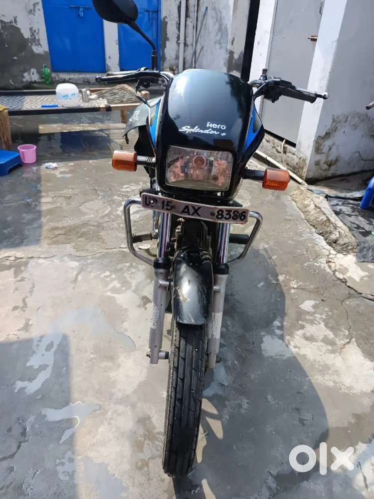 The motorcycle is in very good condition.