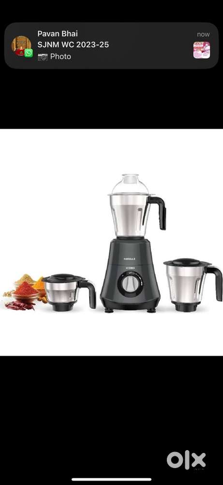 Brand New Havells 21000RPM Hydro Mixer 5 Years Warranty