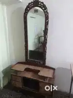 Dressing table with mirror.