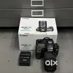 Canon EOS 7D Mark II DSLR Camera + EFS 18-135mm Lens Used