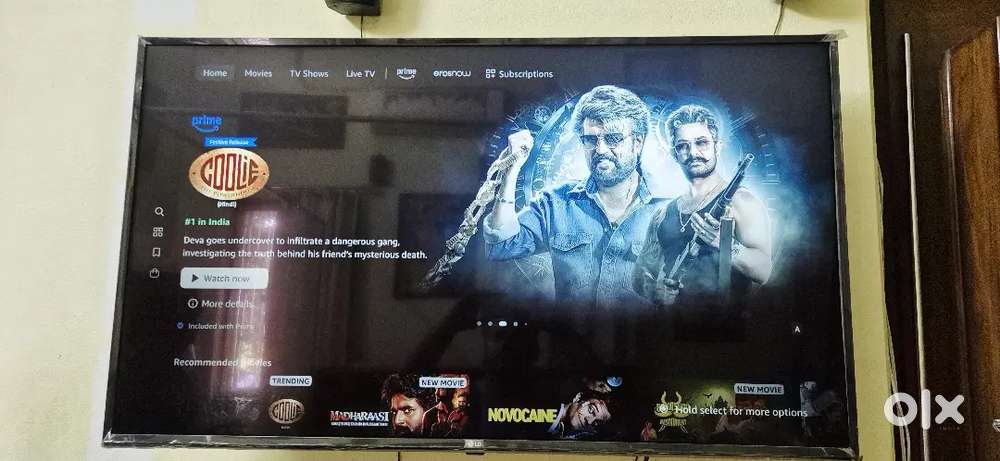 LG 49 UHD TV with faulty screen