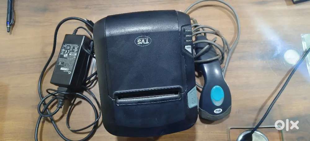 TVs 3 inch Barcode and Thermal printer with Scanner