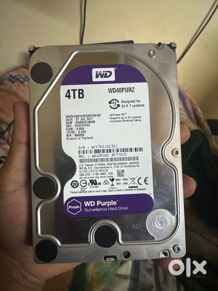 WD Purple 4TB hard disk