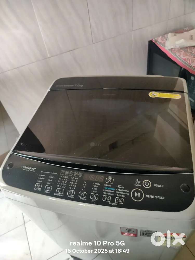 LG Washing Machine Smart Inverter 7 KG 5 star with Jet spray
