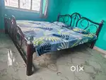 Metal Bed 6x7 King Size without Mattress
