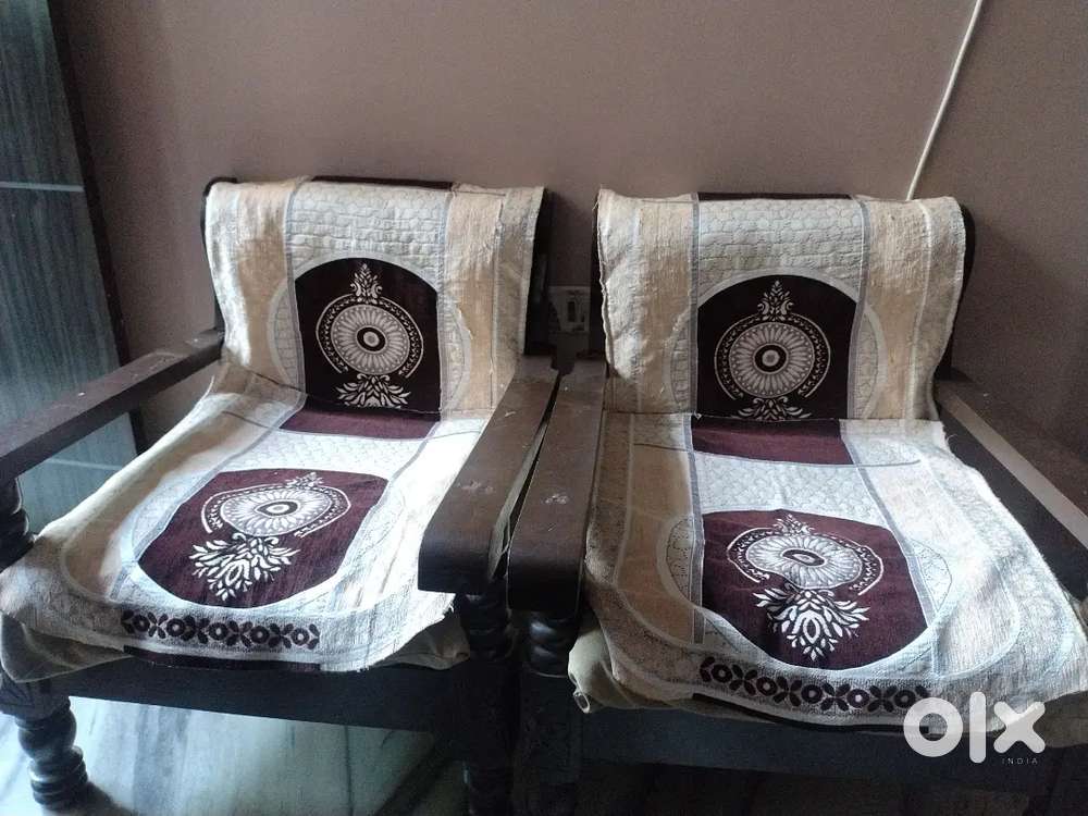 Wooden sofa set