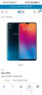 Vivo y91i mobile sale