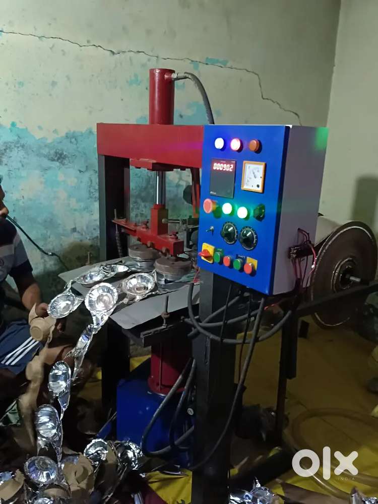 Hydraulic double die dona making machine