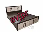 New wooden designer double bed with storage box at wholesale price