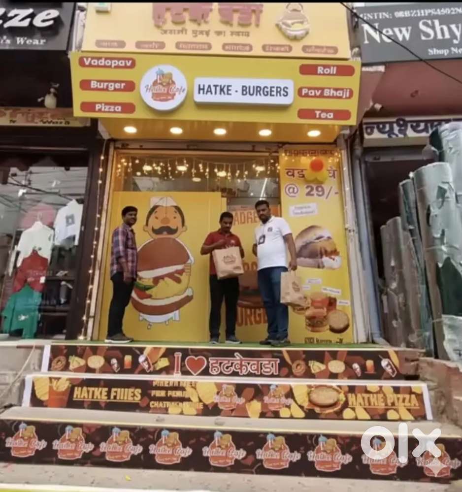 Cafe for sale and lease with fully furnished