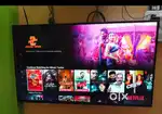 43 inch smart android frameless led tv with 600 channel free in tv