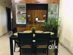 Dark Brown Wood Dining Table  12-13 months old