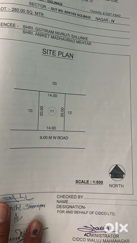 Golwadi plot for sale