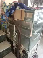 Commercial bakery refrigerator with large Glass door..