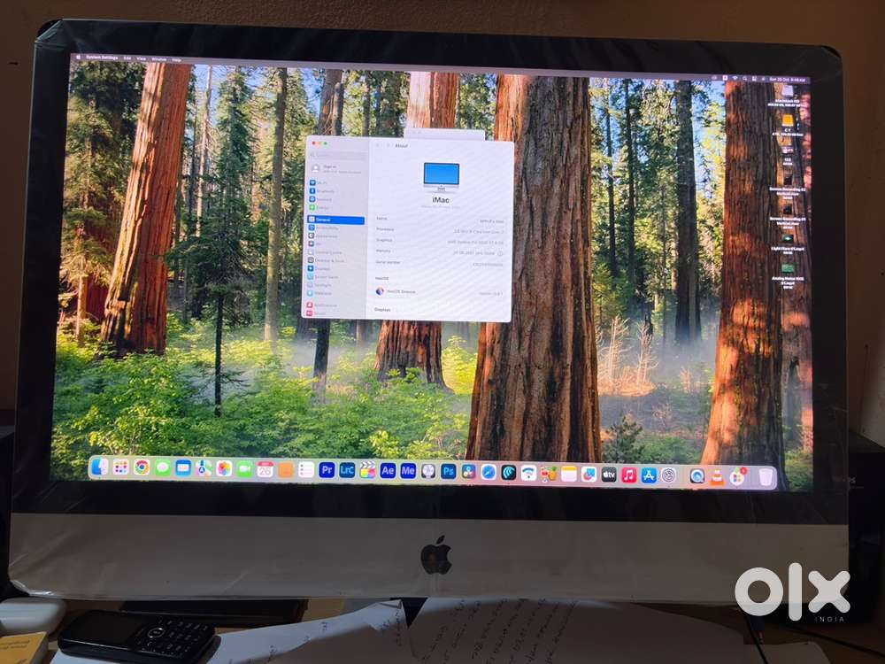 Imac 27inches 24gbram 512 SSD 8gbgrapic card