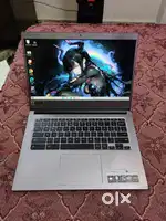Acer laptop with Metal body aluminium