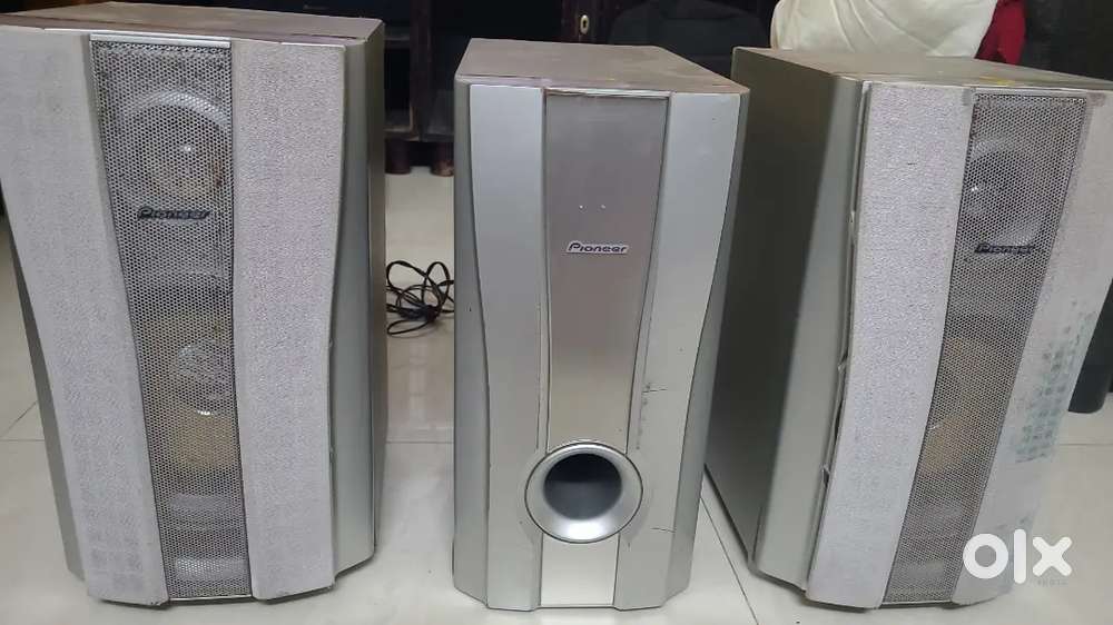 Pioneer S-EV61V 2.1 Channel Bookshelf Speaker System – L/R +Subwoofer