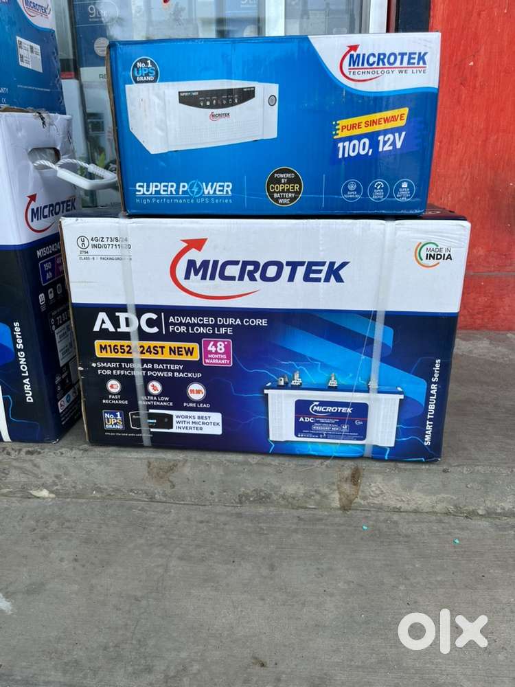 Microtek battery 100 Ah 1100 VA inverter offer price