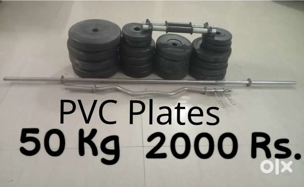 Gym Equipments - Weight Dumbbells Plates & Rods
