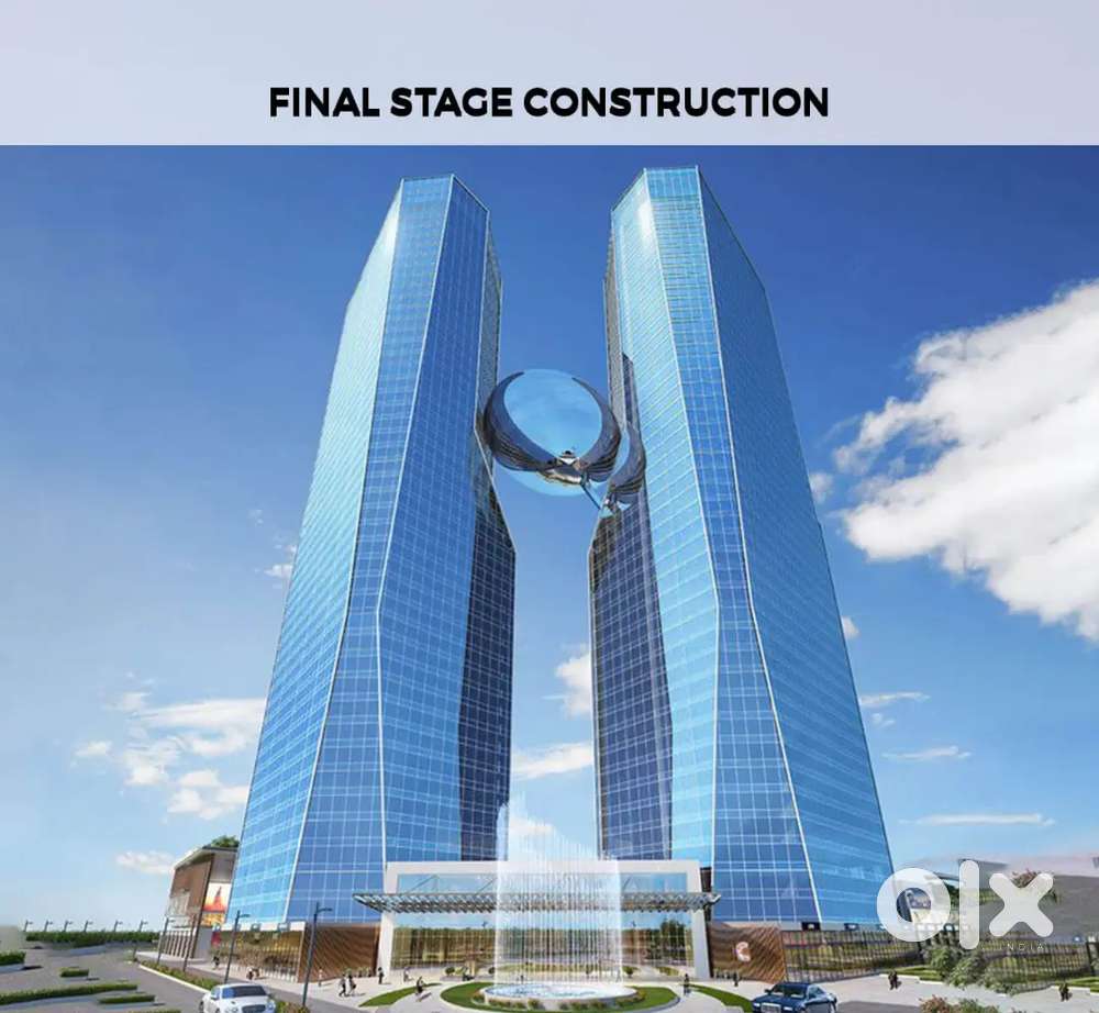 Office sale Cybertham bhutani noida 536 ft 25th floor  monthly income