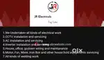 Electrical, plumbing, CCTV Installation and servicing etc