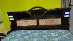 6x5 cot& sleep well mattress with both sides lights